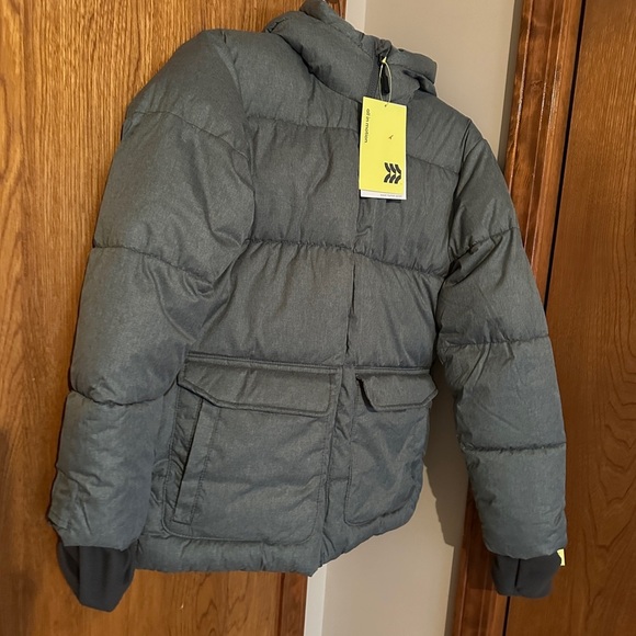 All in Motion Boys‎ Gray Puffer JacketSize 12-14 NWT